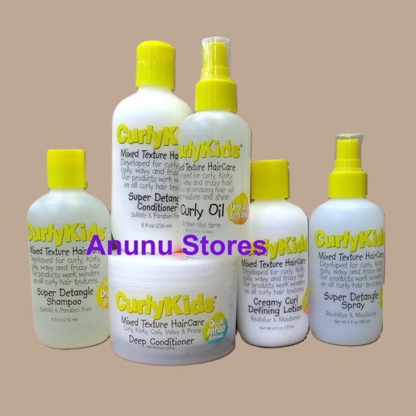 CurlyKids Mixed Hair Care Products